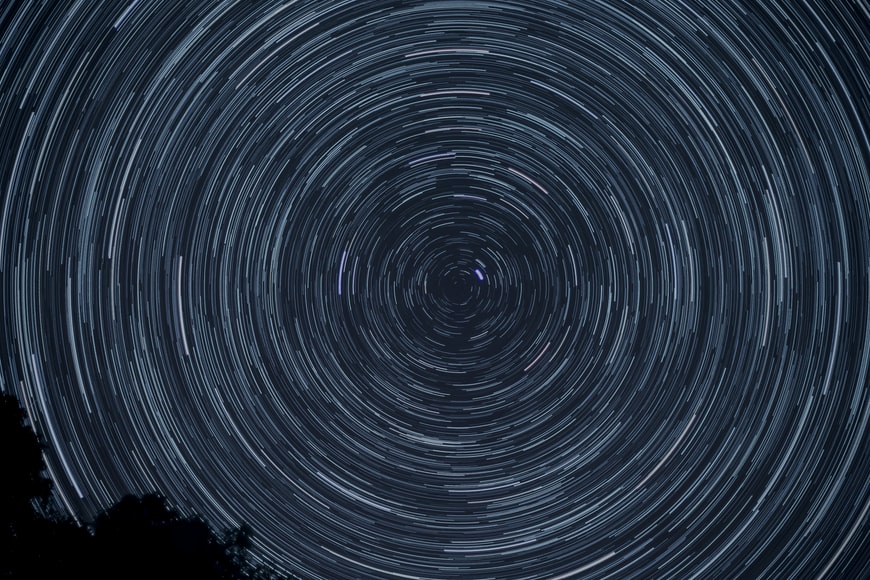 Star trails 